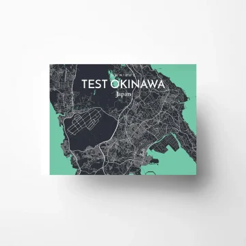 test okinawa city map poster in Dream of size 18" x 24" by OurPoster.com